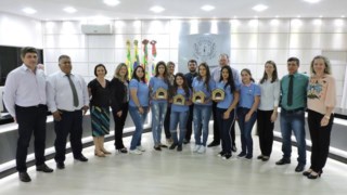 Vereadoras mirins lançam a campanha Mão Amigas em São Lourenço do Oeste